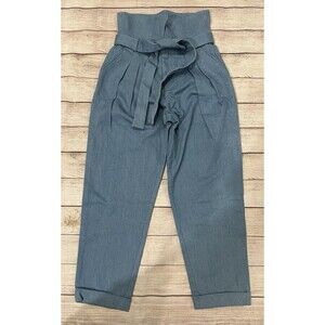 Choosy Ludlow Paper bag Blue Cotton Denim Jeans Size 2
